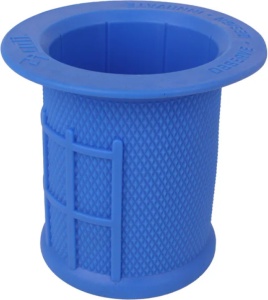 Half Waffle Coozie w/ Liner, bright blue