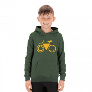 HANORAC CUBE JUNIOR HOODY BIKE VERDE