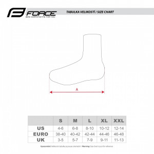 Huse Pantofi Force Rainy MTB Black XL - Img 5