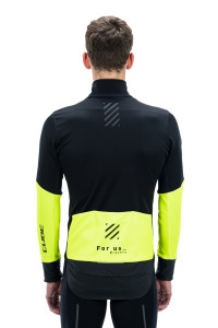JACHETA CUBE BLACKLINE SOFTSHELL JACKET SAFETY BLACK N NEON YELLOW L - Img 3