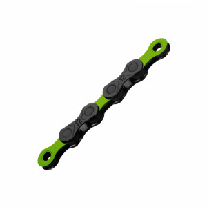 Lant KMC DLC 12 Negru/Verde 12 Viteze 126 Zale - Img 1