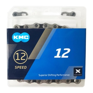 Lant KMC e12 Silver/Black 12 Viteze 128 Zale - Img 2