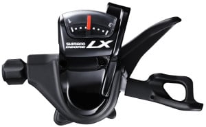 MANETA DE SCHIMBATOR SHIMANO DEORE LX SL-T670 STANGA 3 VIT. CABLURI 1800MM O.G.D. NEGRU AMBALAT IND.