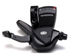 MANETA DE SCHIMBATOR SHIMANO DEORE XT SL-M751-L STANGA 3 VIT. CABLURI 1800MM OGD SHIMANO LOGO NEGRU VRAC