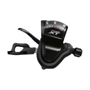 MANETA DE SCHIMBATOR SHIMANO DEORE XT SL-T8000 10 VIT. CABLU 2050MM CAMASA SP41 ETANSA 1800M NEAGRA CAP 6MM X 3 NOSE CAP X 1 OGD AMBALAT IND.