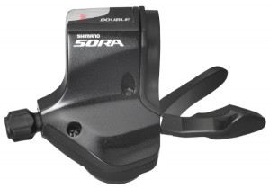 MANETA DE SCHIMBATOR SHIMANO SORA SL-3500 STANGA 2 VIT. PT. GHIDON DE SOSEA DREPT CABLU 1800MM OGD AMBALAT IND.