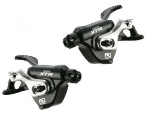 MANETE DE SCHIMBATOR SHIMANO XTR SL-M980-B-I 10X2/3 VIT. PRINDERE DIRECTA PE MANETA DE FRANA CABLU 2050/1800MM CAMASA NEAGRA 1800/1200MM FARA OGD AMBALAT IND.