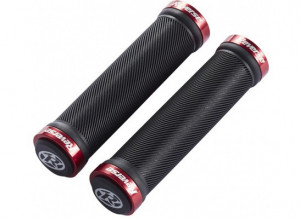 Mansoane Reverse Spin Lock-On 130/30 mm negru/rosu - Img 2