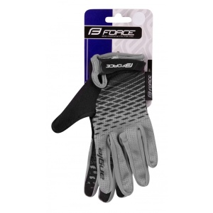 Manusi Force Kid MTB Angle gri/negru M - Img 1