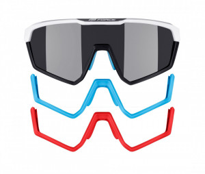 Ochelari Force Apex, lentila negru contrast, alb/gri - Img 4