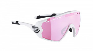 Ochelari Force Ombro, lentila roz laser, alb mat - Img 2