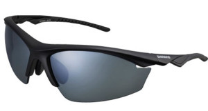 OCHELARI SHIMANO EQX2-PL MAT BLACK/BLACK LENTILE POLARIZED GREY SILVER MIRROR LENTILE ADD. LIGHT BROWN/CLEAR (16)