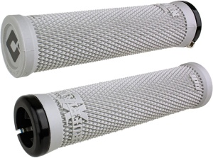 ODI Grips Ruffian XL V2.1 Lock-On grey w/ black clamps 135mm