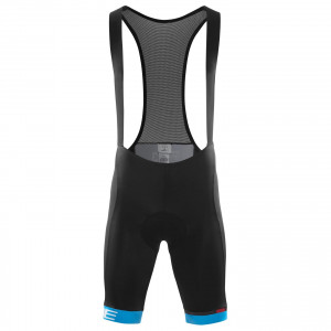 PANTALONI CICLISM TEAMLINE BLACK N BLUE N WHITE XS - Img 3