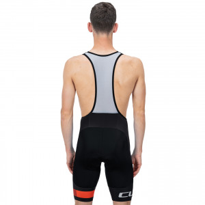PANTALONI CUBE TEAMLINE BIB SHORTS PRO BLACK RED S - Img 3