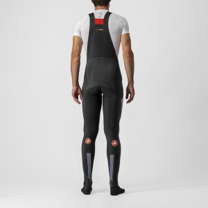Pantaloni lungi cu bretele Castelli Sorpasso RoS, Negru/Argintiu Reflex, M - Img 2
