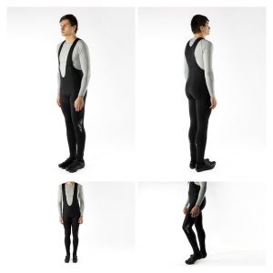Pantaloni lungi cu bretele fara bazon Force Shard Windster negri XXL - Img 6