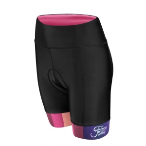 Pantaloni scurti cu bazon Force F Victory negru/roz XS - Img 7