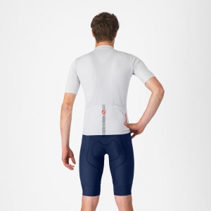 Pantaloni scurti cu bretele Castelli Competizione 2, pentru barbati, albastru belgian, L - Img 2
