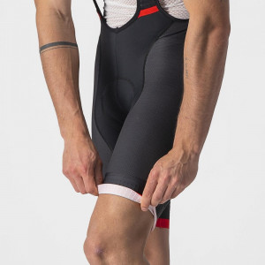 Pantaloni scurti cu bretele Castelli Competizione Kit, Negru/Rosu, S - Img 2