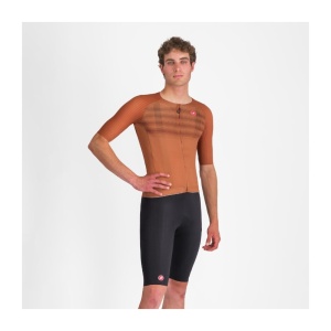 Pantaloni scurti cu bretele Castelli Free Aero Race S, pentru barbati, negru, XS