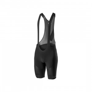 Pantaloni scurti cu bretele Castelli Superleggera, pentru barbati, negru, M - Img 2