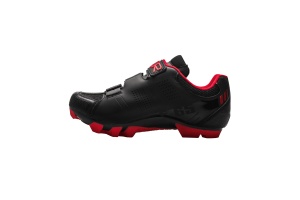 Pantofi ciclism FLR Elite MTB F-65 - Negru/Rosu 48 - Img 6