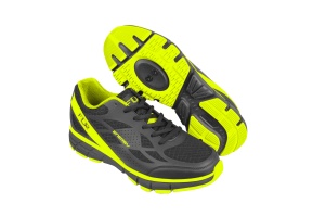 Pantofi ciclism FLR Energy Mtb - Negru/Galben neon 40 - Img 5