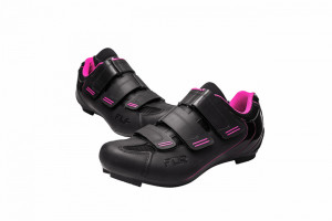 Pantofi ciclism FLR F-35 III Pro Road - Negru/Roz 39 - Img 3