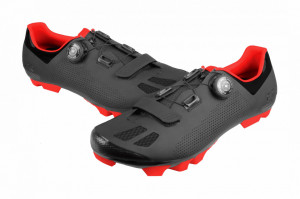 Pantofi ciclism FLR F-70 Elite Mtb - Negru/Rosu 42 - Img 2