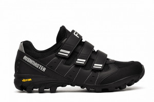 Pantofi ciclism FLR Freeride Bushmaster Mtb - Negru/Argintiu 45 - Img 3