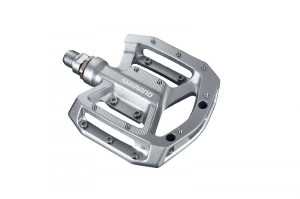 PEDALE SHIMANO PD-GR500 FLAT FARA CATADIOPTRII ARGINTIU AMBALAT IND.