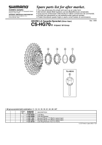 PIULITA DE STRANGERE SHIMANO CS-HG70-9L CU GARNITURA - Img 2