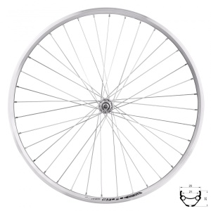 Roata fata Force Prime 28 622x21 36H argintie