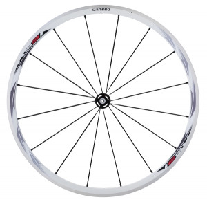 ROATA SHIMANO WH-RS31 FATA 16H OLD 100MM JANTA CLINCHER ALBA CU BANDA STICKERE STANDARD AMBALAT IND.