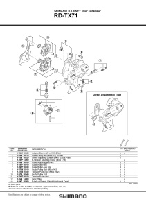 ROLE SCHIMBATOR TENSIONARE SHIMANO RD-TX71 - Img 2