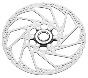 ROTOR PT. FRANA PE DISC SHIMANO DEORE SM-RT62-L 203MM INCL. PIULITA DE STRANGERE VRAC