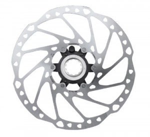 ROTOR PT. FRANA PE DISC SHIMANO RT-EM600-L 203MM INCL. PIULITA DE STRANGERE INTERNAL SERRATION NEGRU AMBALAT IND.