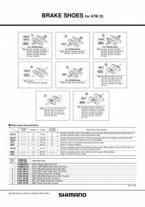 SABOTI DE FRANA SHIMANO M330 (S65T) 10 PER. CU PIULITA SI SAIBA - Img 2