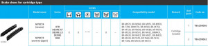 SABOTI DE FRANA SHIMANO M70CT4 SEVERE 2 PER.