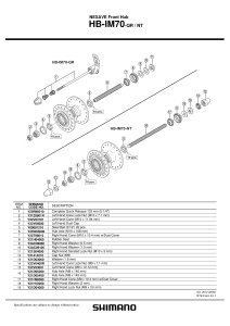 SAIBA SHIMANO HB-IM70 0.5MM
