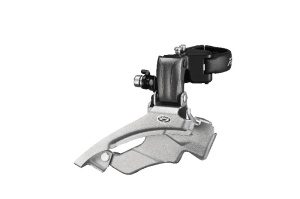 SCHIMBATOR FATA SHIMANO ALTUS FD-M371 PT. 9 VIT. PE SPATE DOWN SWING TRAGERE DUBLA COLIER 34.9MM PT. 44/48T UNGHI CS 66-69 CL 50MM VRAC