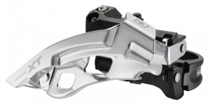 SCHIMBATOR FATA SHIMANO DEORE XT FD-M780 TOP SWING TRAGERE DUBLA PT. 42T COLIER 34.9MM CU ADAPTOR 31.8MM & 28.6MM UNGHI CS 66-69 AMBALAT IND.