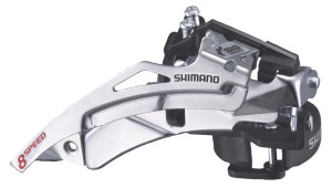 SCHIMBATOR FATA SHIMANO TOURNEY FD-M191-6 PT. 7/8 VIT. PE SPATE TOP SWING TRAGERE DUBLA COLIER 34.9 (CU ADAPTOR 31.8MM) PT. 48-38-28T CL 47.5/50MM UNGHI CS 66-69 VRAC