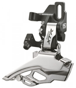 SCHIMBATOR FATA SHIMANO XTR FD-M986-D DUBLU DOWN SWING TRAGERE DUBLA PRINDERE DIRECT MOUNT PT. 10 VIT. PE SPATE PT. 44-38T UNGHI CS 66-69 AMBALAT IND.