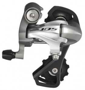 SCHIMBATOR SPATE SHIMANO 105 RD-5701-S-SS 10 VIT. PRINDERE DIRECTA PT. PINION MARE 25-30T (DUBLU) ARGINTIU AMBALAT IND.
