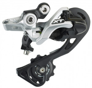 SCHIMBATOR SPATE SHIMANO DEORE XT RD-M781-GS 10 VIT. TOP-NORMAL SHADOW PRINDERE DIRECTA (COMPATIBIL DIRECT MOUNT) ARGINTIU AMBALAT IND.