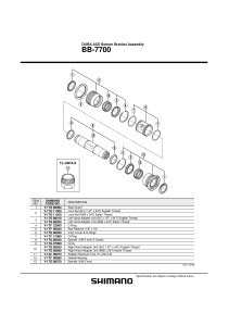 SEAL GUARD SHIMANO BB-7700 - Img 2