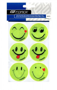 Set autocolante reflectorizante Force Smile 6 bucati - Img 2