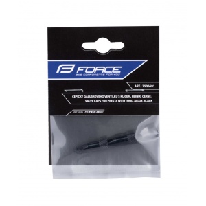 Set capace Force pentru valve tubeless presta, Negre - Img 4